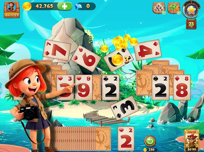 Solitaire Tripeaks Lost Worlds screenshot 9