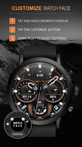 WFP 239 Ultra watch face screenshot 4