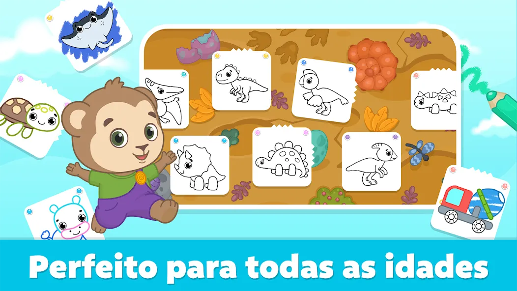 Jogos de colorir infantil screenshot 11