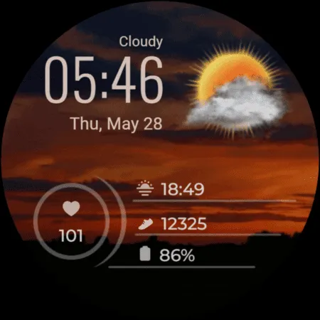 Weather Digital Watch Face screenshot 26
