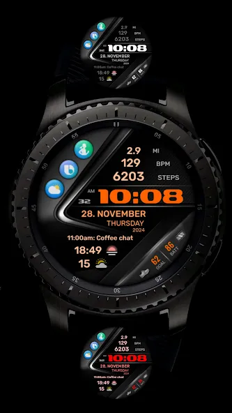 PW105 Universal Watch Face screenshot 1