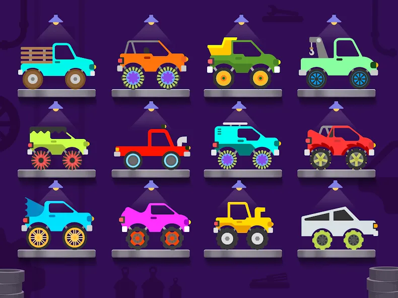 Kids Monster Truck Games 2+ screenshot 9