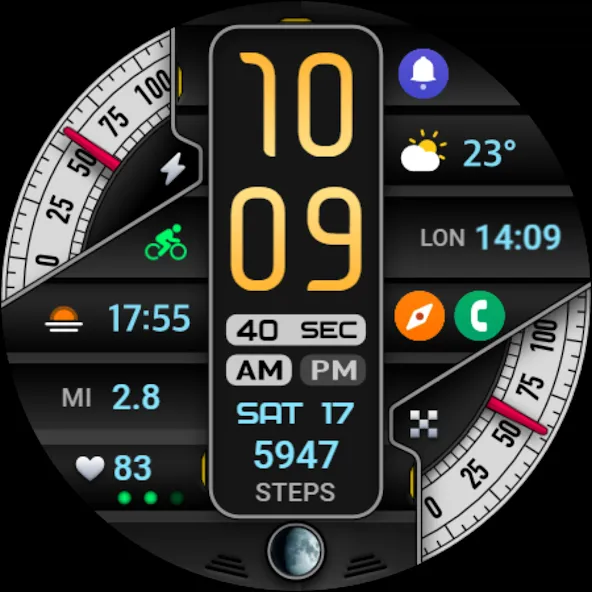 PRADO 60 Digital Watch Face screenshot 8