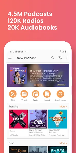 Podcast & Radio Addict screenshot 1