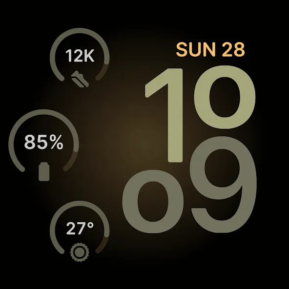 Metropolis Watch Face screenshot 39