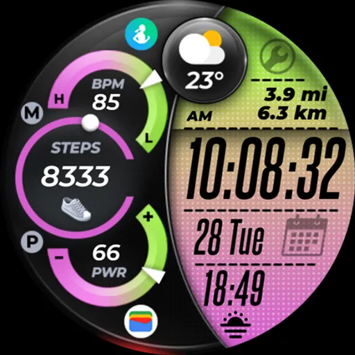 OMG 289 - Digital Watch Face screenshot 23