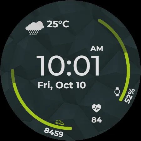 Crystal Facet Watch Face screenshot 10