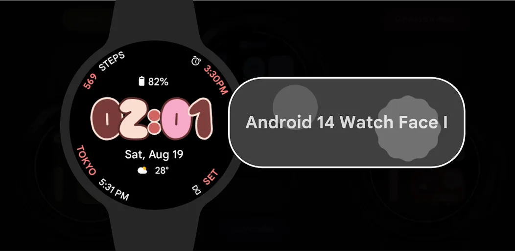 Android 14 Watch Face I screenshot 9
