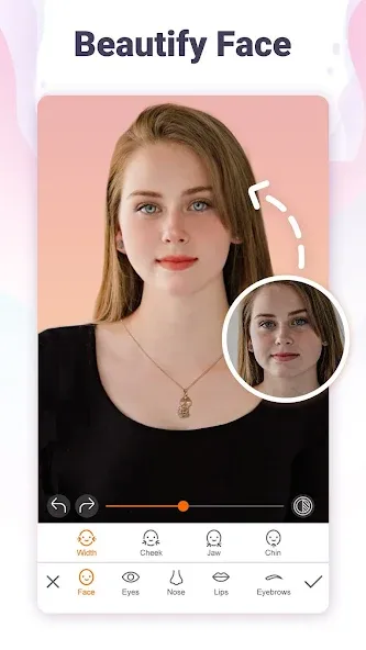 Hotune Body Editor - 페이스 인물사진 screenshot 4