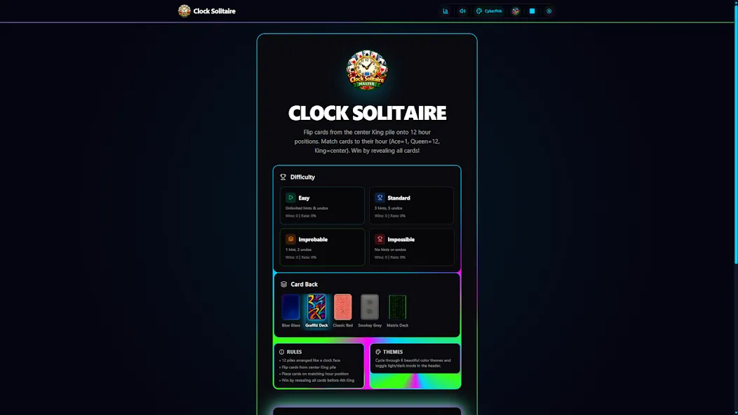 Clock Solitaire Master Offline screenshot 32