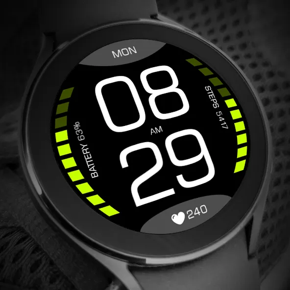 Key098 Digital Watch Face screenshot 7