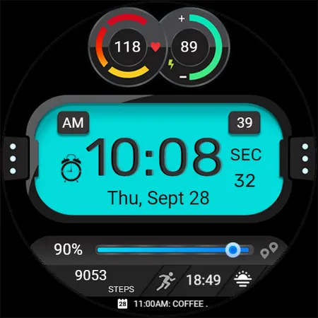 IA95 Digital Watchface screenshot 10
