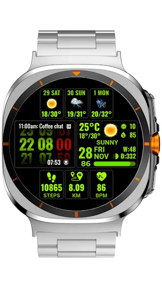 Weather hours and days NTV600 screenshot 15
