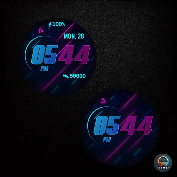 Pixel Beam Watch Face screenshot 3