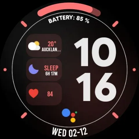 Night 84 - watch face screenshot 24