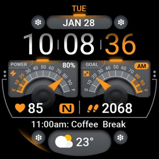 OMG 341 Digital Watch Face screenshot 25