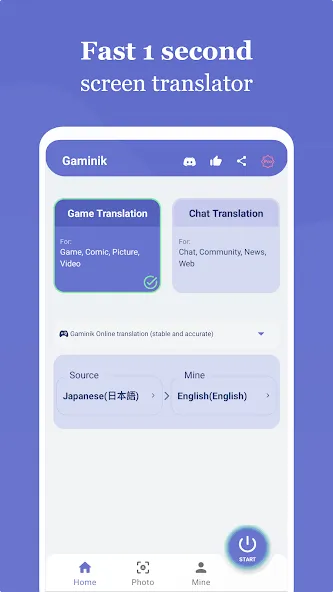 Gaminik: Auto Screen Translate screenshot 1