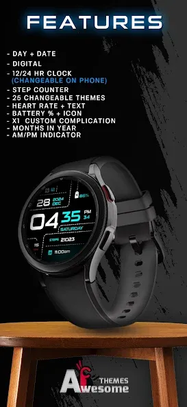 Dotline - Dark Watch Face screenshot 4
