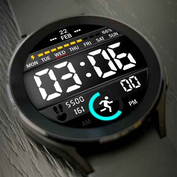 Key024 Digital Watch Face screenshot 2