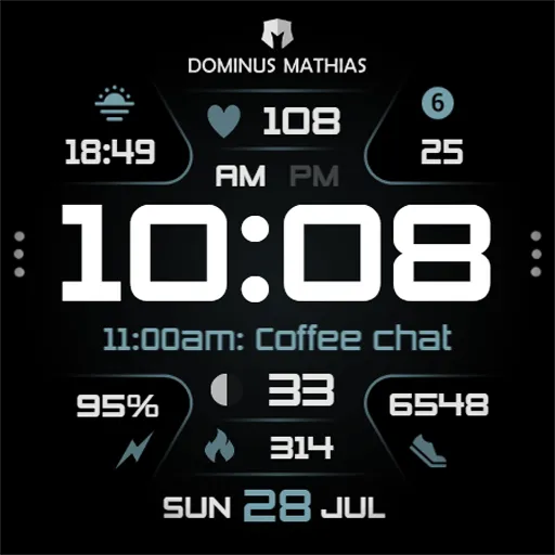 DM093 Futuristic Data Watch screenshot 8
