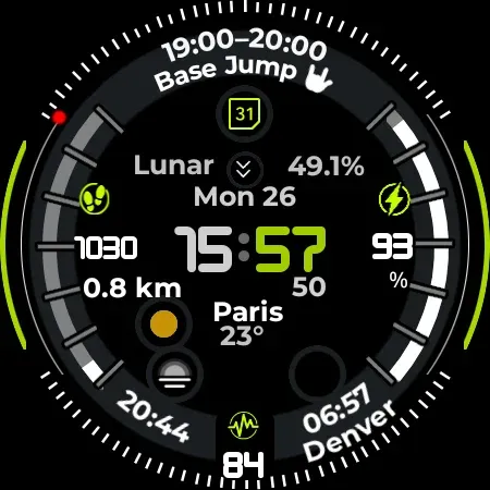 Digital Watch Face CUE124 screenshot 10