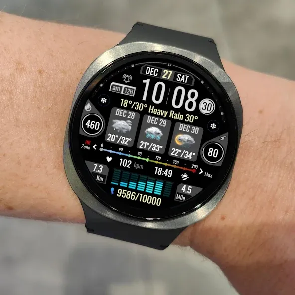 Informative Digital Weather A4 screenshot 2