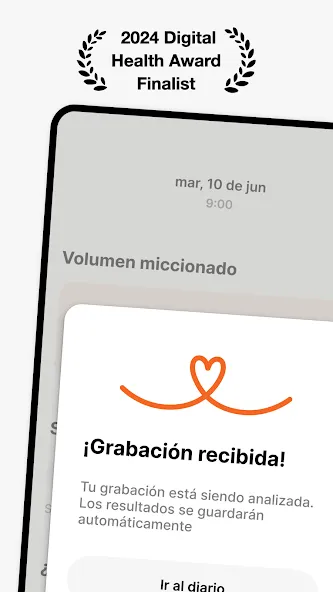 Bladderly: AI Diario miccional screenshot 1