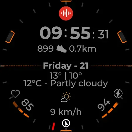 Watch Face CUE167 screenshot 11