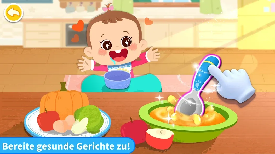 Panda Spiel: Babygirl Pflege screenshot 2