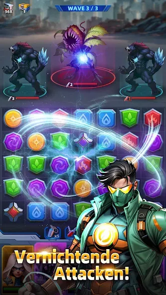 Superhelden & Puzzle: Match3 screenshot 5