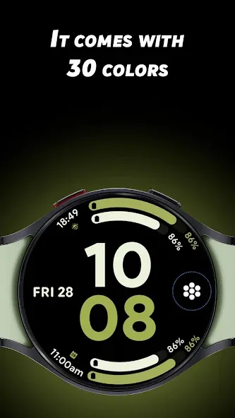 Digital Arc - Watch face screenshot 3