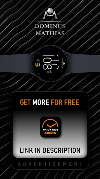 DM040 Digital Watch Face screenshot 2