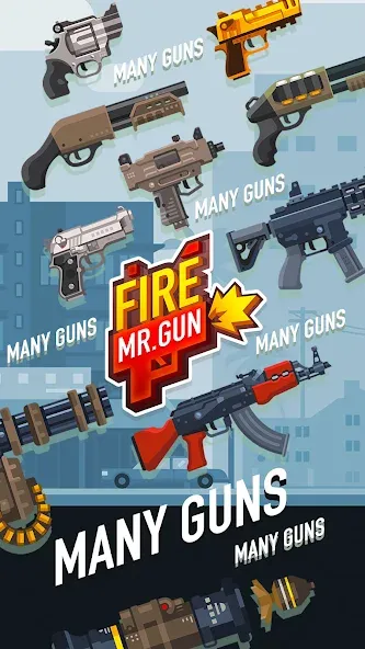 Fire! Mr.Gun - Bullet Shooting screenshot 11
