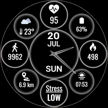 Neuro Dial Watch Face screenshot 8