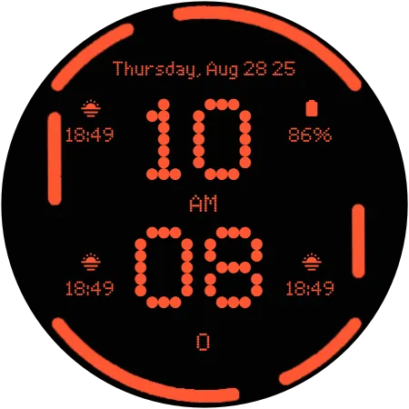 GRBL Nothing 2 Glyph Watchface screenshot 7