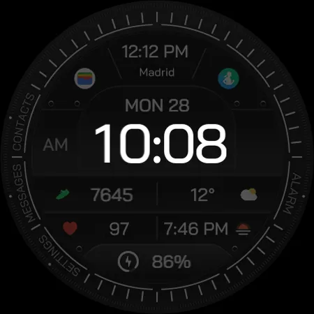 TVV Digital 7 Watch Face screenshot 14