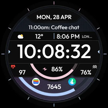 TVV Workout 4 Watch Face screenshot 11