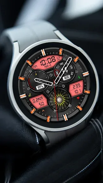 Hybrid CLOUD URX138 Watch face screenshot 4