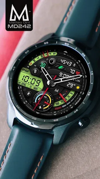 MD242 Hybrid watch face screenshot 7