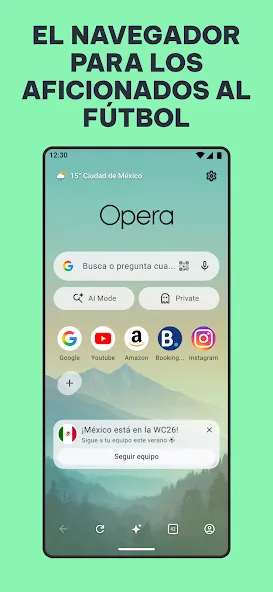 Opera Nettleser med VPN screenshot 1
