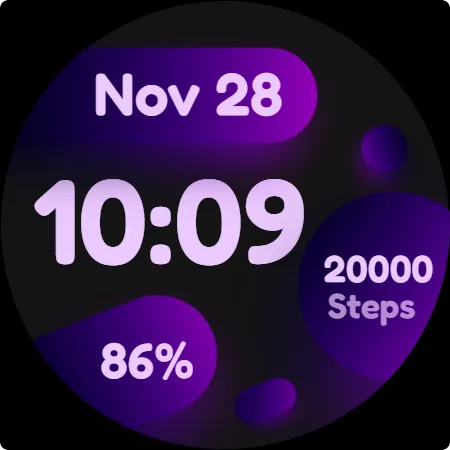 Simple Glob Watch Face screenshot 10