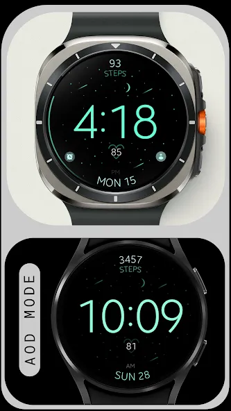Battery v6 minimal watch face screenshot 5
