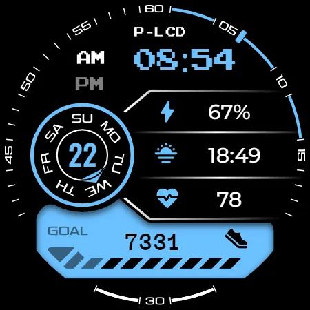 Phantom - LCD V3 | watch face screenshot 15