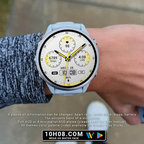 Watch face 10h08.com #126 screenshot 5