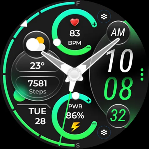 OMG 339 Hybrid Watch Face screenshot 30