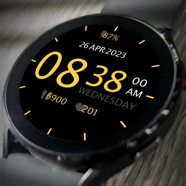 Key048 Digital Watch Face screenshot 1