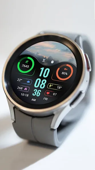 ZKin WatchFace Elegant Weather screenshot 13