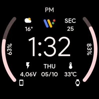 JHW Digital Info: Watch face screenshot 13
