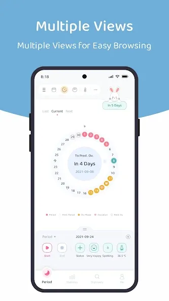 Lemonlet Period Tracker screenshot 3