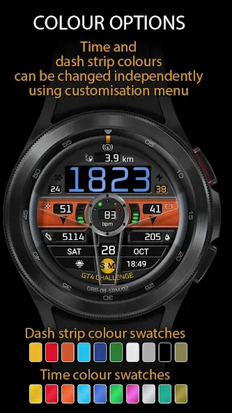 ORB-08-SRM Watch Face screenshot 5
